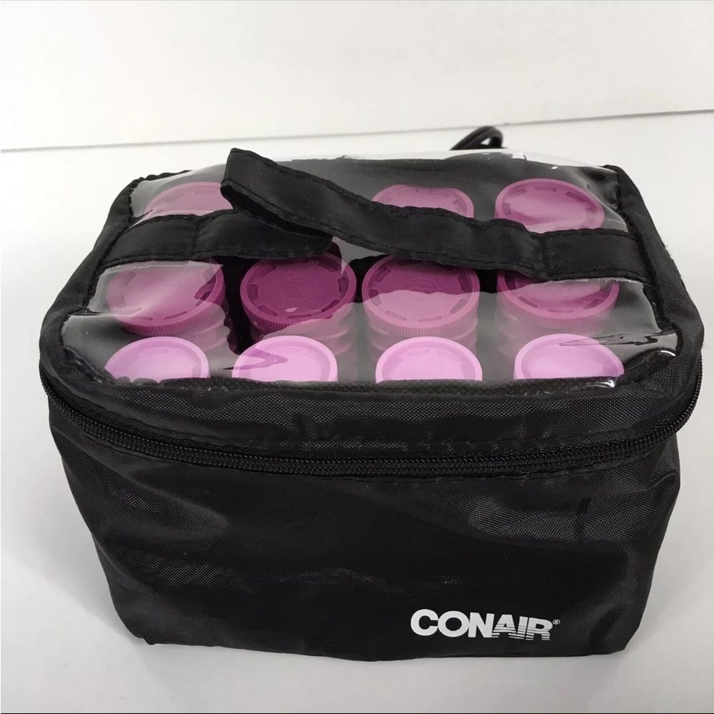 Conair Black and Pink Hair Rollers Set